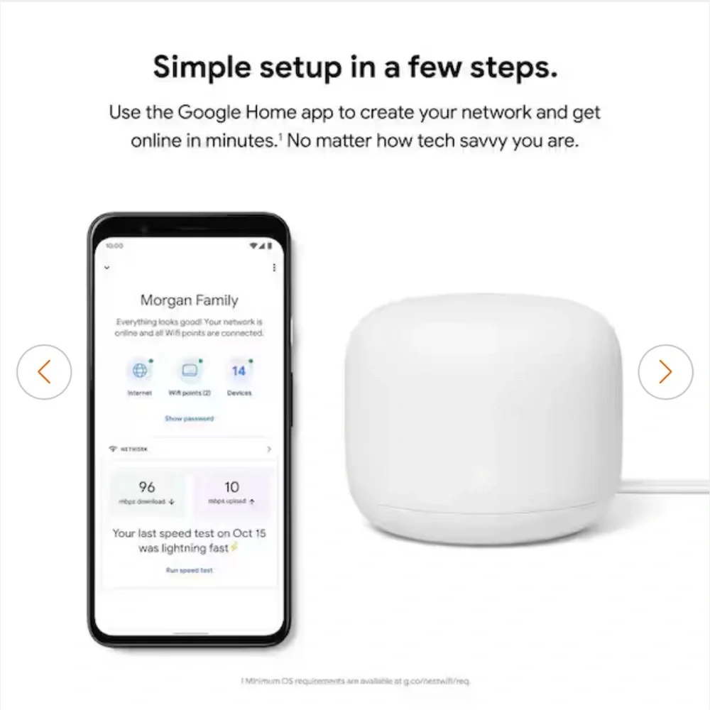 Nest Wifi - Mesh Router AC2200
